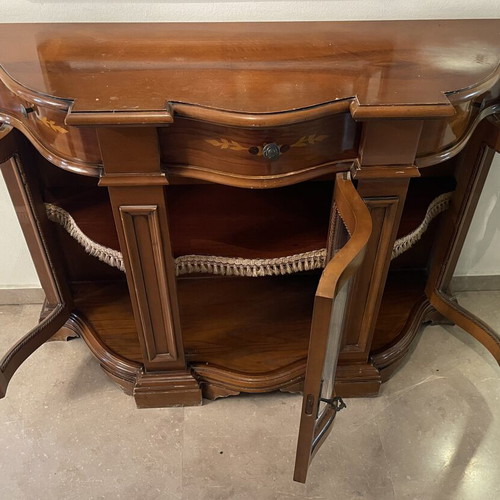 Classic Baroque Sideboard Console with Marquetry used