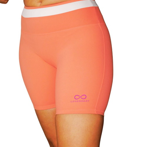 Legendary Yoga short leggings with Flexyoga technology, red