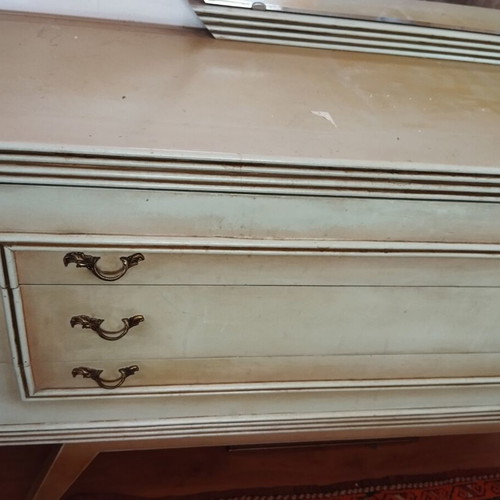 Patina vanity with 3 drawers and mirror