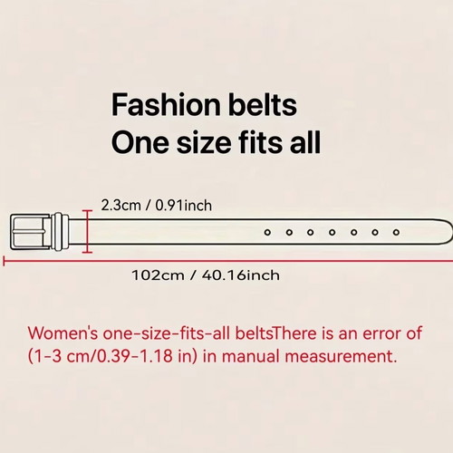 Belt with Gold Buckle like new, length 102 cm