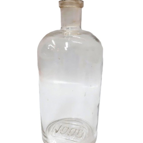 Vintage Apothecary Bottle 1 Liter like new, 25.4 cm tall