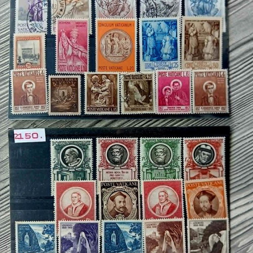 Vatican stamps like new, 2 sheets from 1950s and 1960s