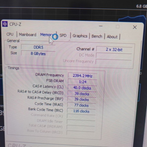 8GB DDR5 SODIMM Micron Memory Module like new 4800MHz