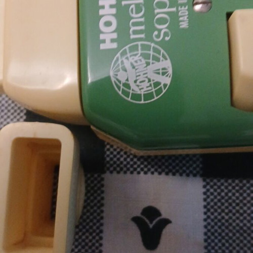 Hohner Melodica-Soprano vintage used, green, made in Germany