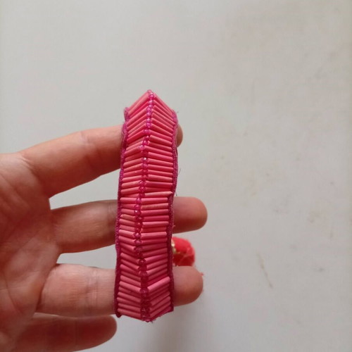 Boho-Chic bracelet Zara in orange-fuchsia like new