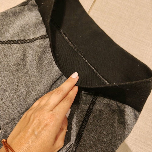 Leggings elastic thin fabric, fits S-M, like new, grey