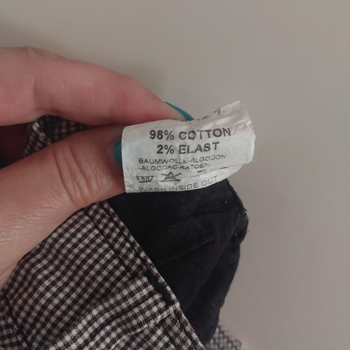 Staff shorts used, size 36 / S, black and white