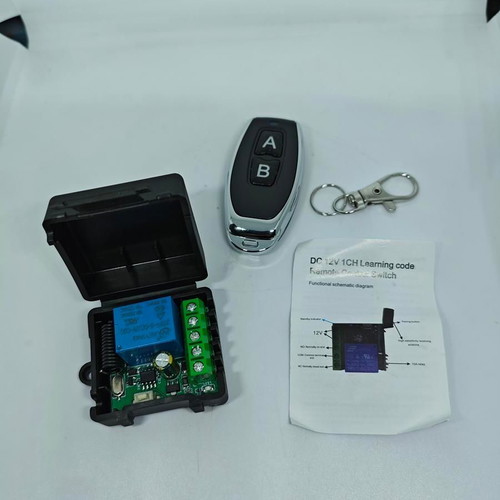 Wireless Remote Control Switch 12V DC with 10A Relay like new