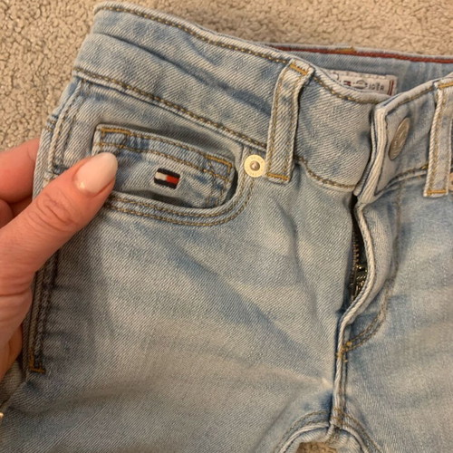 Tommy Hilfiger girls' jeans like new, size 104 cm, blue