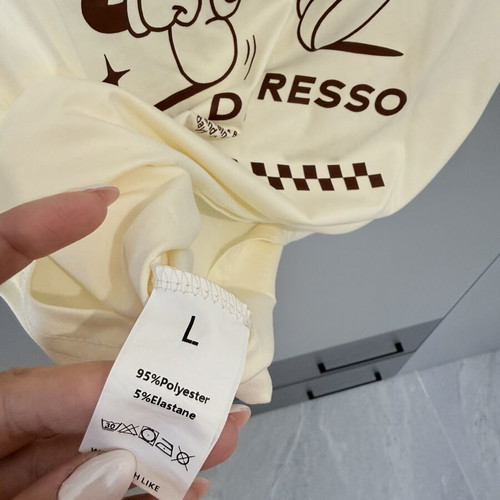 Shein κοντομάνικη μπλούζα μπεζ εκρού, μέγεθος L