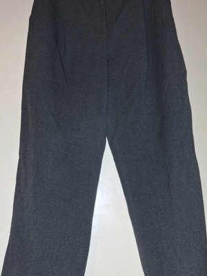 Zara gray pants with knitted texture like new, size L