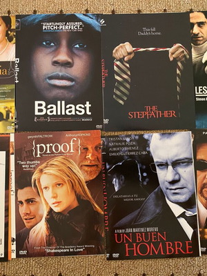 English-language DVD film collection, pack of 10