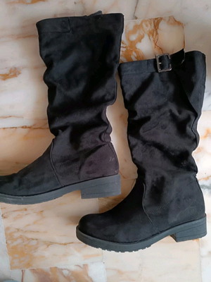 Fly Flot suede boots used, size 36, black