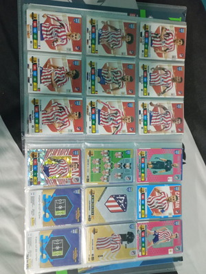 Atletico Madrid 2023 team collectible cards like new