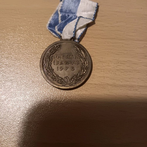 Nautical Week 1975 Medal used with ribbon