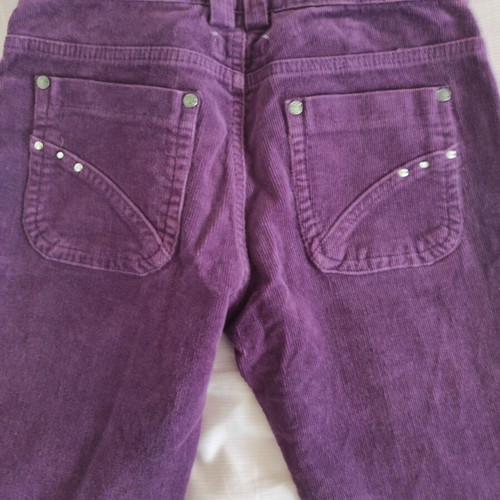 A Girl's World corduroy kids' pants No 10, purple