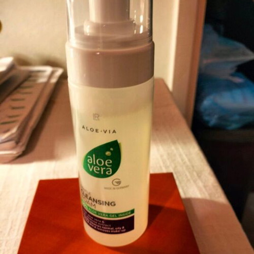 Aloe Vera Facial Cleansing Foam new, 150ml, rose extract