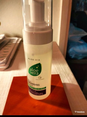 Aloe Vera Facial Cleansing Foam new, 150ml, rose extract