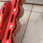 Roxa Beetle Inline Skate Junior like new, adjustable size, red