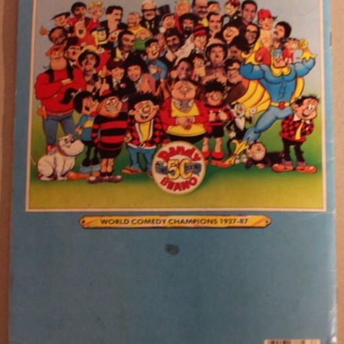 Panini 1988 Dandy Beano sticker album used, complete
