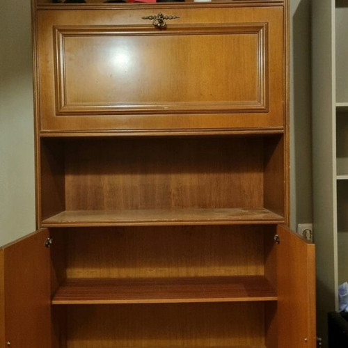 Showcase furniture used, made of solid wood