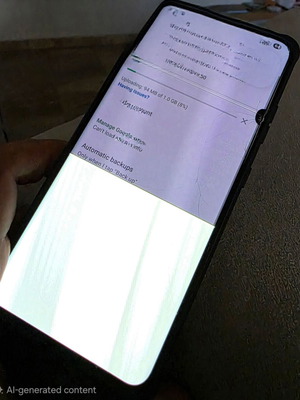 Samsung S21 Ultra μεταχειρισμένο με σπασμένη οθόνη για ανταλλακτικά