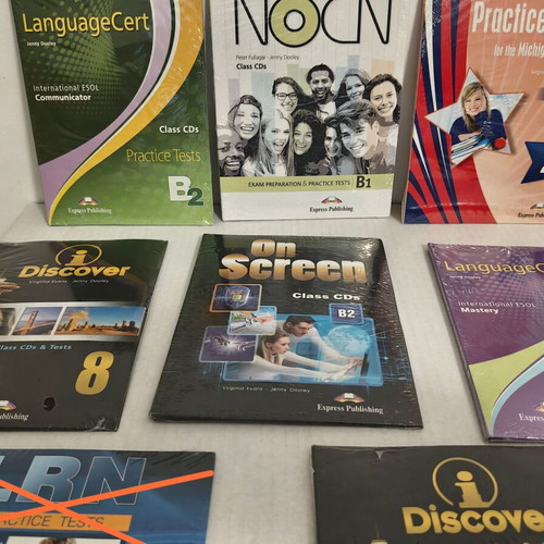 Pack of 7 CDs foreign language books new