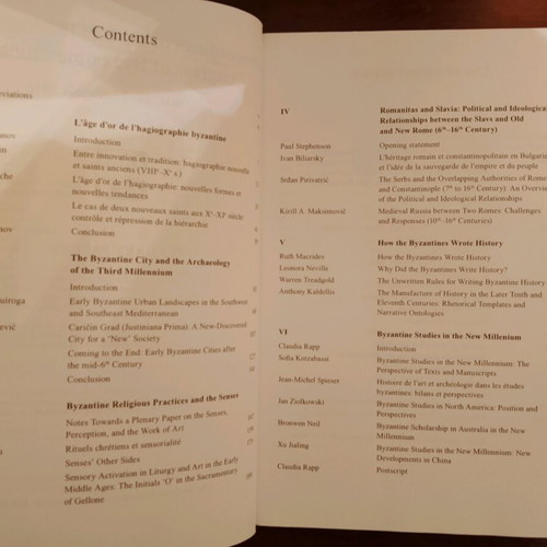 Proceedings of the 23rd International Congress of Byzantine Studies Plenary Papers like new