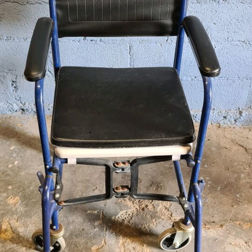 Wheelchair with commode like new