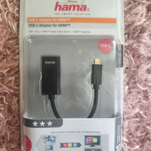 HAMA USB-C to HDMI Adapter male to female new