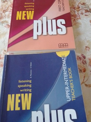 New Plus Teacher's Books used, Upper-Intermediate and First Certificate