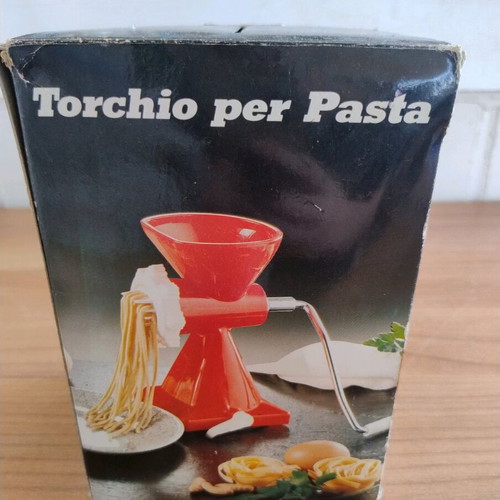 Manual pasta and meat grinder used