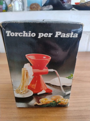 Manual pasta and meat grinder used