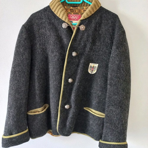 Wool jacket vintage Austrian Olympics 1960 used