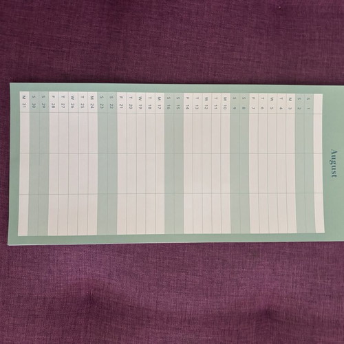 Life Planner 2026 wall calendar organizer with stickers used
