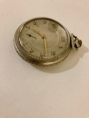 Swiss pocket watch used, wind-up, antique