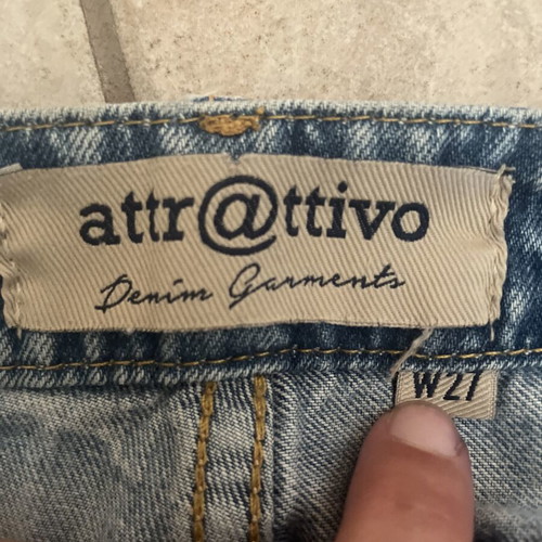 Attrattivo denim shorts used, blue with shading