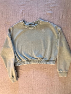 Admiral women's cropped sweatshirt turquoise new XS