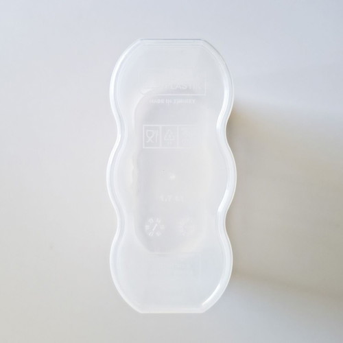 Set of 2 cereal and legume containers like new, 1.7 liters