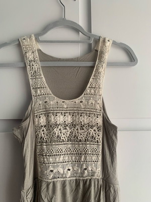 Saha swimwear beach dress with lace knit back like new