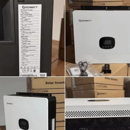 Hybrid Growatt Inverter 12 kW, single and three-phase compatible, new