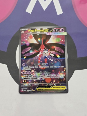 Mega Floette ex (CRI 117) Chaos Rising Pokemon TCG card like new