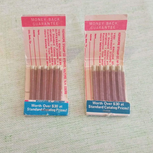 John F. Kennedy (JFK) matchboxes like new, set of 2 full