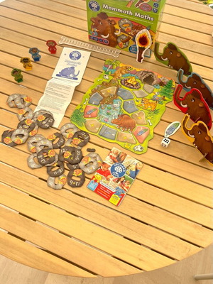 Mammoth Maths educational board game new