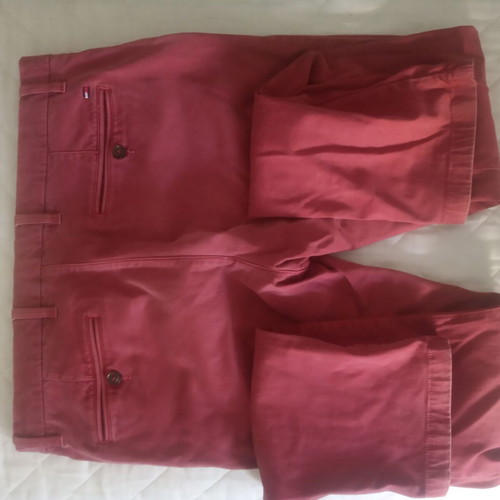 Tommy Hilfiger red pants used, size 34/34