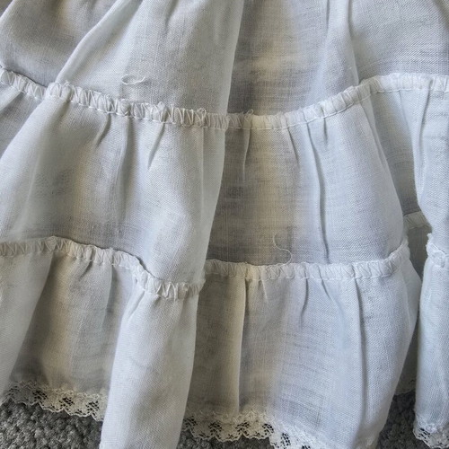 Slip dress sugar color used, kids Her Majesty size 4, 1960