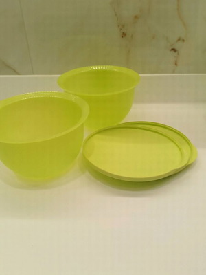 Tupperware set of 2 containers 1.3 liters new