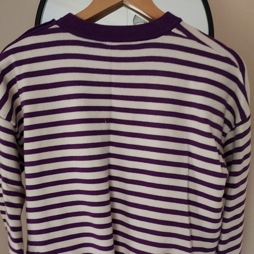 Doretta striped sweatshirt with Amour print new