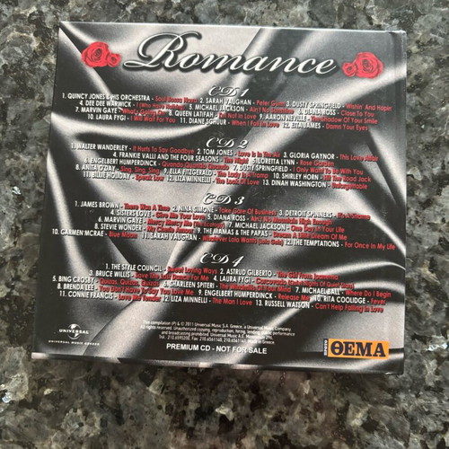 Romance 4CD collection used with love songs