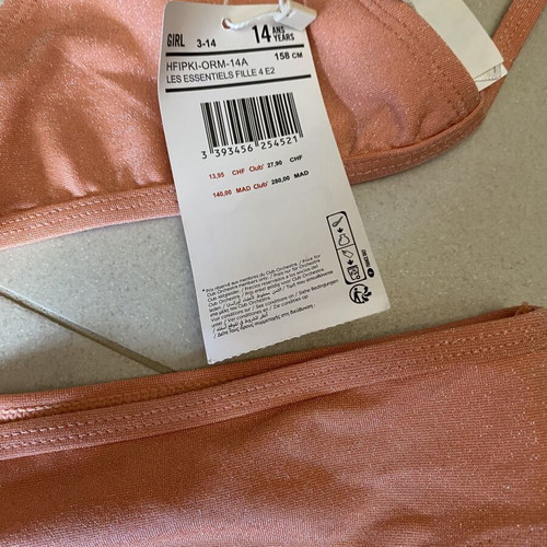 Bikini for 14-year-old girl new